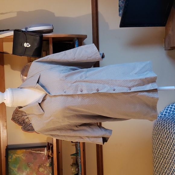 Haggar mens button down shortsleve XL - Picture 1 of 8